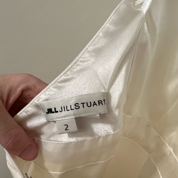 Anthropologie Jill Jill Stuart White Jumpsuit - Size 2 - Picture 7 of 8